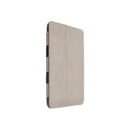 Case Logic SnapView Folio - Boîtier de protection pour tablette - polyester, polycarbonate - taupe (FSI1082M)_2